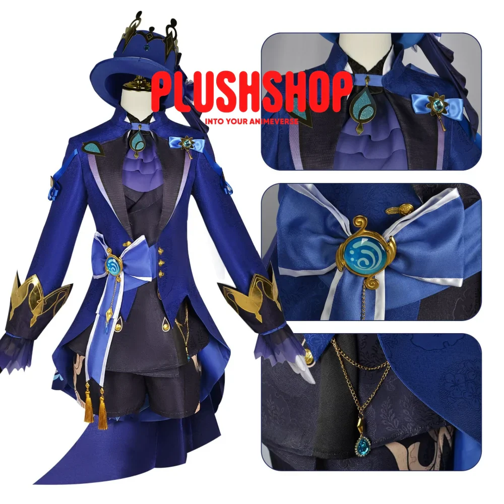 Furina Cosplay Outfit Clohes Wig - Image 3