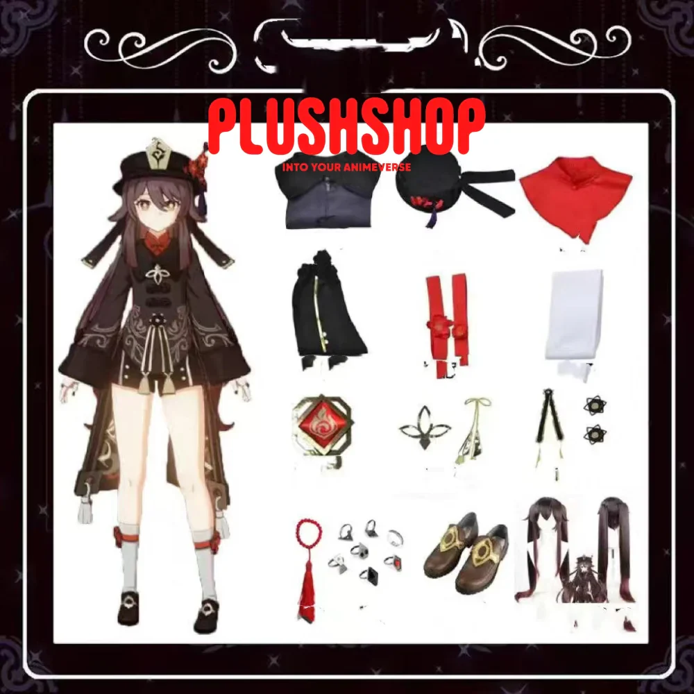 Hutao Cosplay Costume Full Set - Image 4