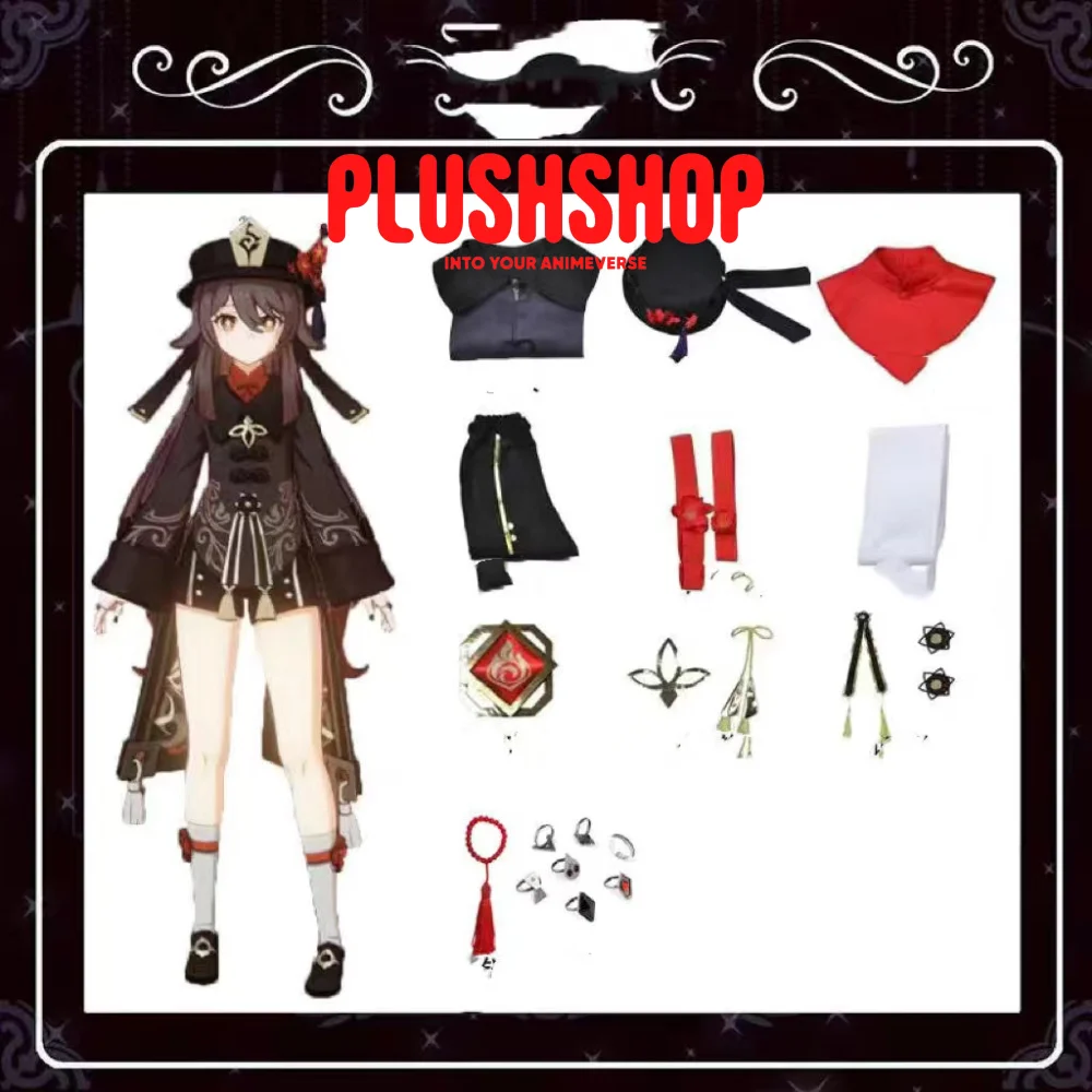 Hutao Cosplay Costume Full Set - Image 5