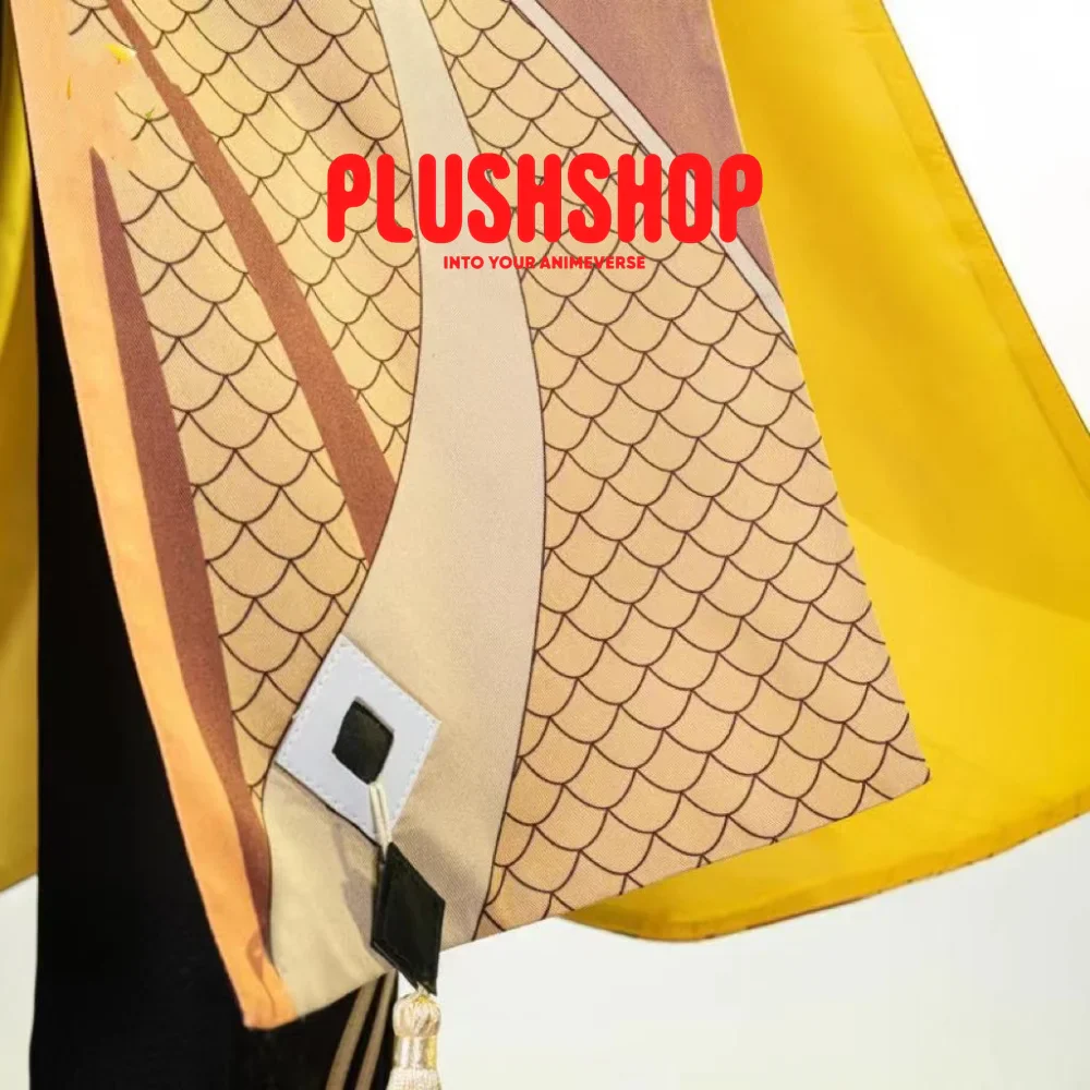 Genshin Impact Zhongli Cosplay Costume Full Set Wig Costume - Image 6